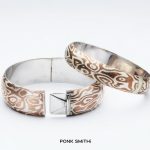 Mokume Gane hollow bangle
